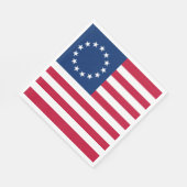 Betsy Ross Amerikaanse vlag Servet (Hoek)