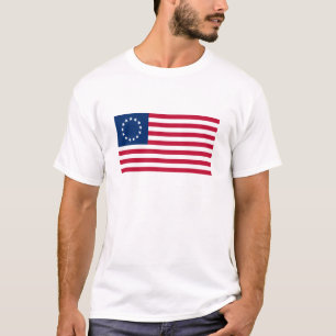 Betsy Ross Amerikaanse vlag T-shirt