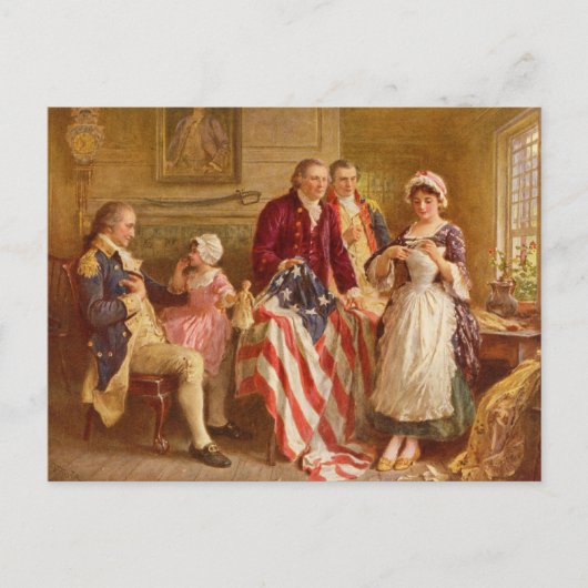 Betsy Ross-Briefkaart Briefkaart (Voorkant)