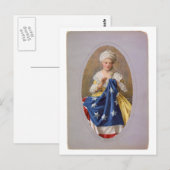 Betsy Ross, c1908, G. Liebscher Briefkaart (Voorkant / Achterkant)