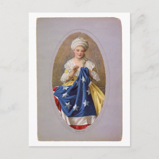 Betsy Ross, c1908, G. Liebscher Briefkaart (Voorkant)