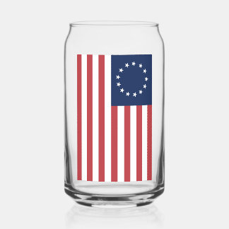 Betsy Ross Drapeau Conception Verre