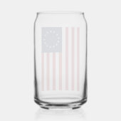 Betsy Ross Drapeau Conception Verre (Verso)