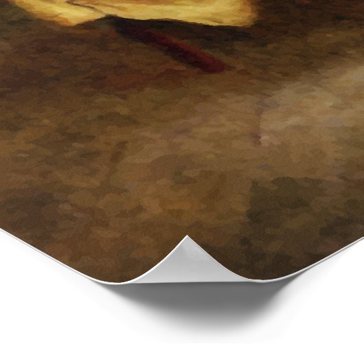 Betsy Ross en Generaal George Washington Poster (Hoek)