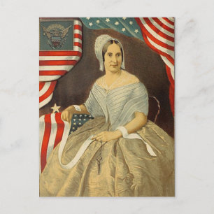 Betsy Ross First American Flag  Portret US Briefkaart