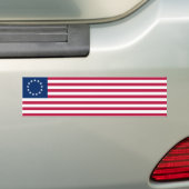 Betsy Ross Flag Bumpersticker (Op auto)