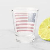Betsy Ross Flag Design Geschoten glas (Achterkant)