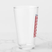 Betsy Ross Flag Design Glass Cup Glas (Rechts)