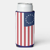 Betsy Ross Flag Design Thin Koelbox (Seltzer Voorkant)