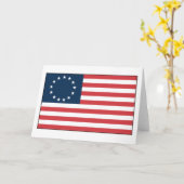 Betsy Ross Flag Kaart (Gele Bloem)