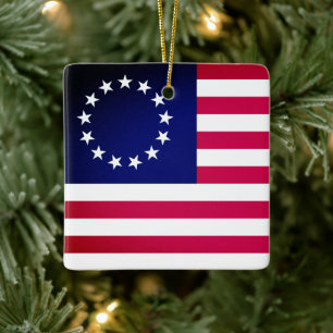 Betsy Ross Flag Keramisch Ornament