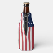 Betsy Ross Flag Ontwerp Fles Koeler (Fles Achterkant)
