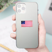 Betsy Ross Flag Sticker (Telefoon)