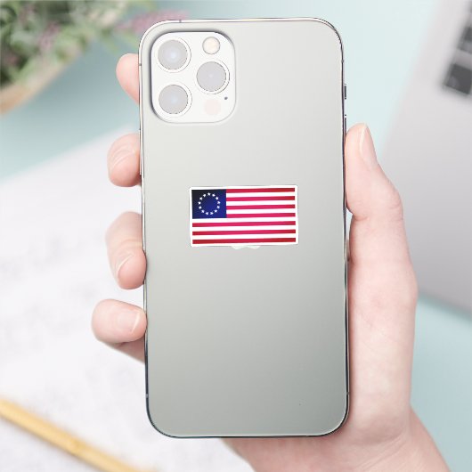 Betsy Ross Flag Sticker (Telefoon)