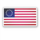 Betsy Ross Flag Sticker (Voorkant)