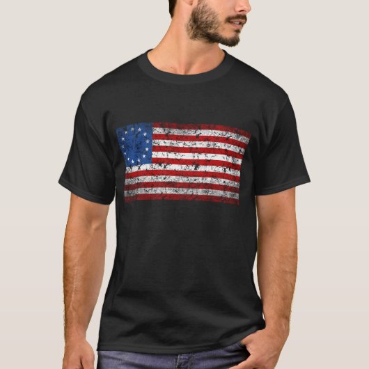  Betsy Ross Flag T-shirt (Voorkant)