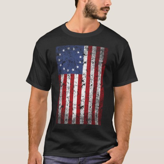  Betsy Ross Flag T-shirt (Voorkant)
