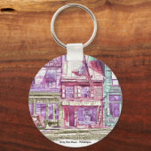 Betsy Ross House Philadelphia Sleutelhanger (Voorkant)