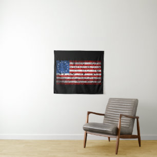 Betsy Ross lichtgewicht vlag Wandkleed