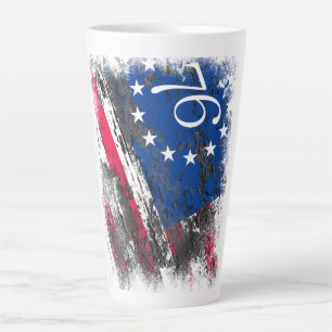 Betsy Ross Vlag 1776 Patriottische 4e juli Latte Mok