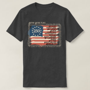 BETSY ROSS VLAG 250 T-SHIRT