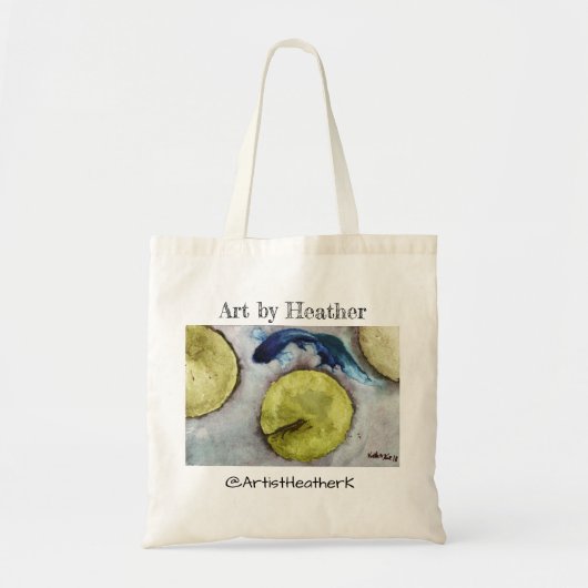 "Betta between the Lilypads"-tas Tote Bag (Voorkant)