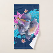 Betta Combattant Siamois (Serviette à main)