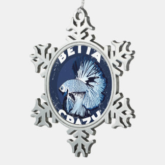 Betta Crazy - kerstboomversiering Tin Sneeuwvlok Ornament