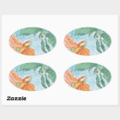 Betta Dance Ovale Sticker (Vel)