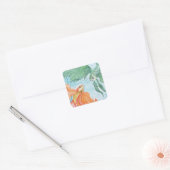 Betta Dance Vierkante Sticker (Envelop)