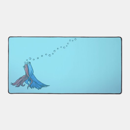 Betta Fish Art Desk Mat (Recto)
