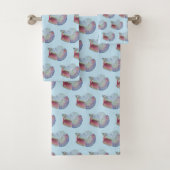 Betta Fish Bath-handdoekset Bad Handdoek (Insitu)