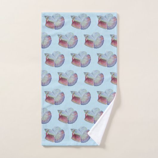 Betta Fish Bath-handdoekset Bad Handdoek (Handdoek)