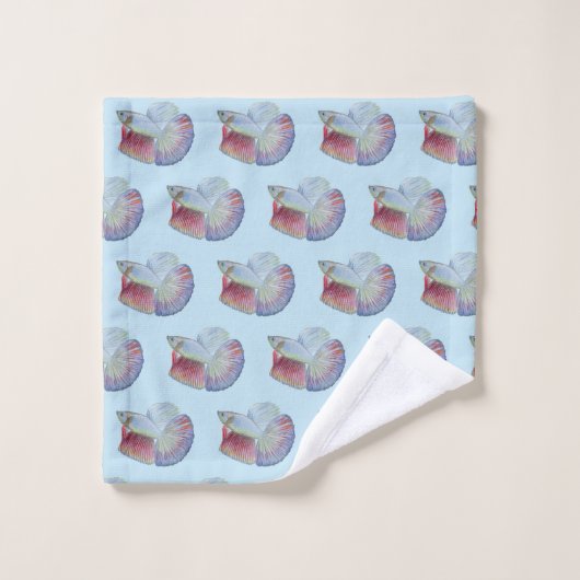 Betta Fish Bath-handdoekset Bad Handdoek (Wasdoekje)