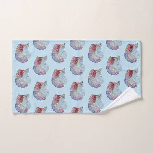Betta Fish Bath-handdoekset Bad Handdoek (Handdoek)