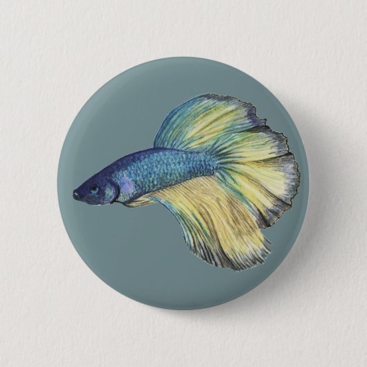 Betta Fish Button (Voorkant)