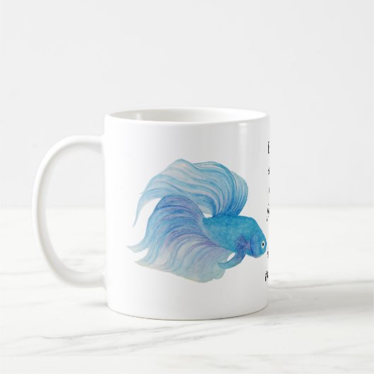 Betta Fish Coffee Mug (Gauche)