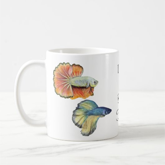 Betta Fish Coffee Mug (Gauche)