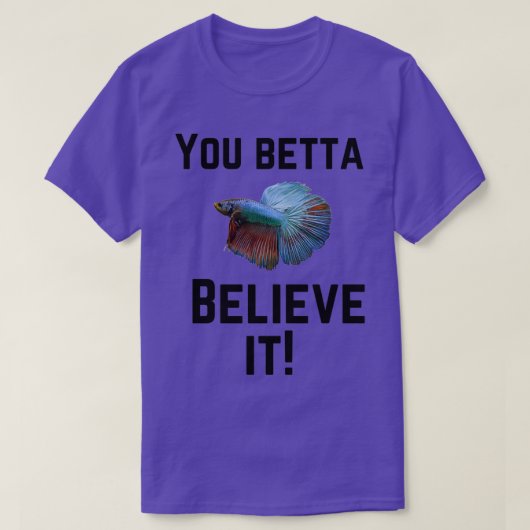 Betta Fish Funny Shirt (Design voorkant)