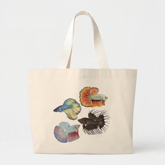 Betta Fish Grand Sac fourre-tout (Devant)