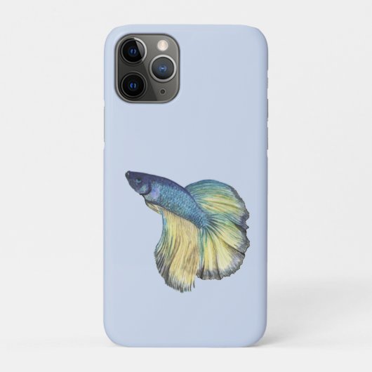 Betta Fish Hoesje-Mate iPhone Case (Achterkant)