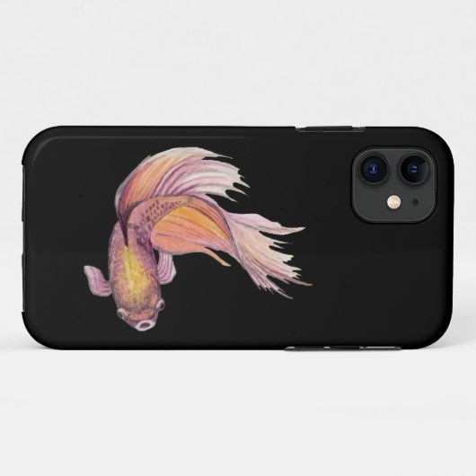 Betta Fish Hoesje-Mate iPhone Case (Achterkant (horizontaal))