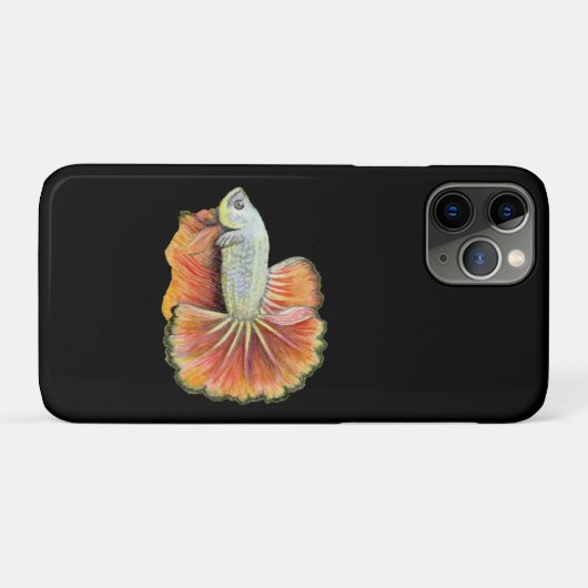 Betta Fish Hoesje-Mate iPhone Case (Achterkant (horizontaal))