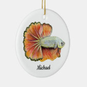 Betta Fish Keramisch Ornament (Rechts)
