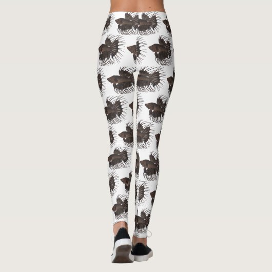 Betta Fish-Leggings Leggings (Achterkant)