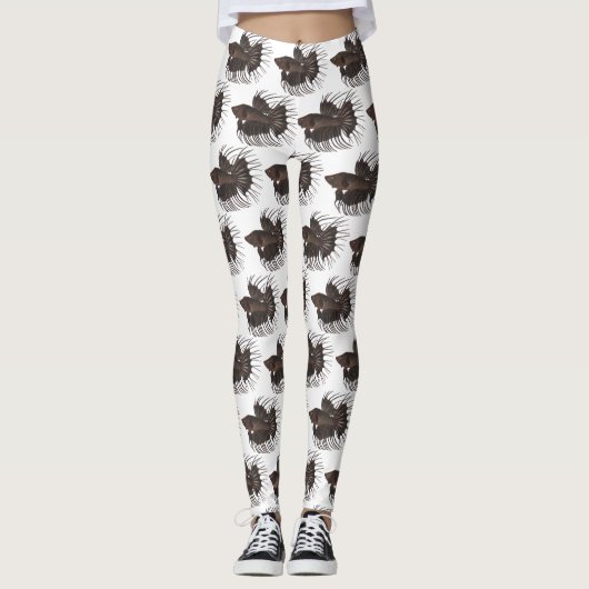 Betta Fish-Leggings Leggings (Voorkant)