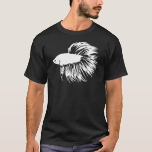 Betta Fish Silhouette T-shirt