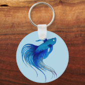 Betta Fish Sleutelhanger (Achterkant)