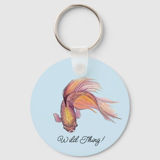 Betta Fish Sleutelhanger (Voorkant)