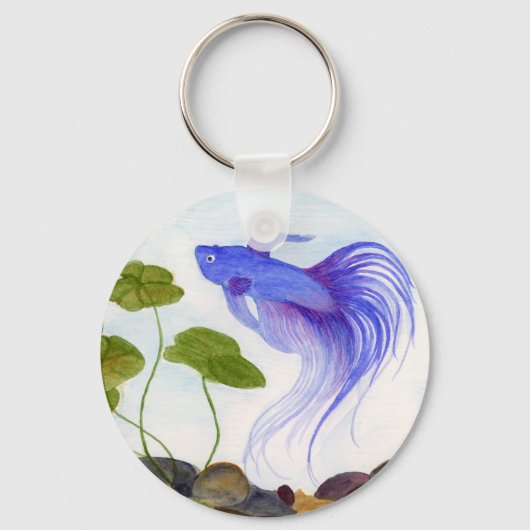 Betta Fish Sleutelhanger (Voorkant)